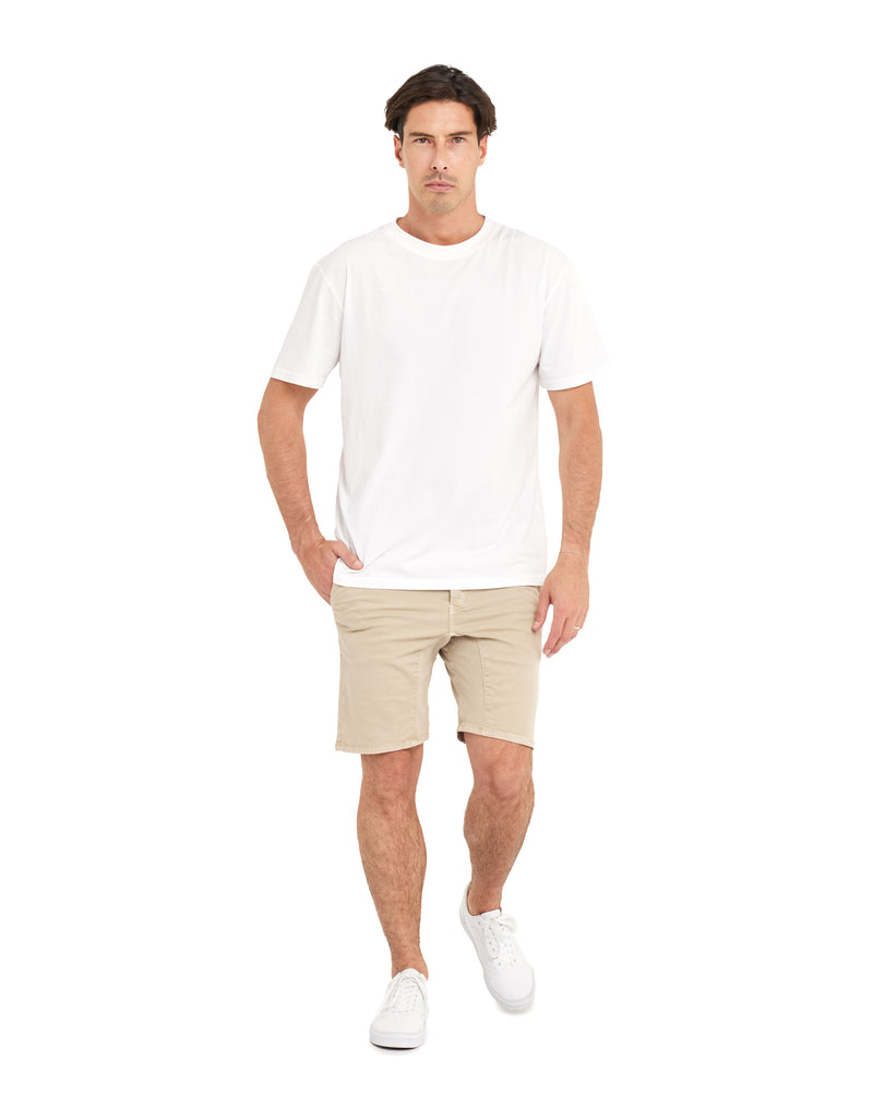 Bermuda Dening Chino Cream Homme