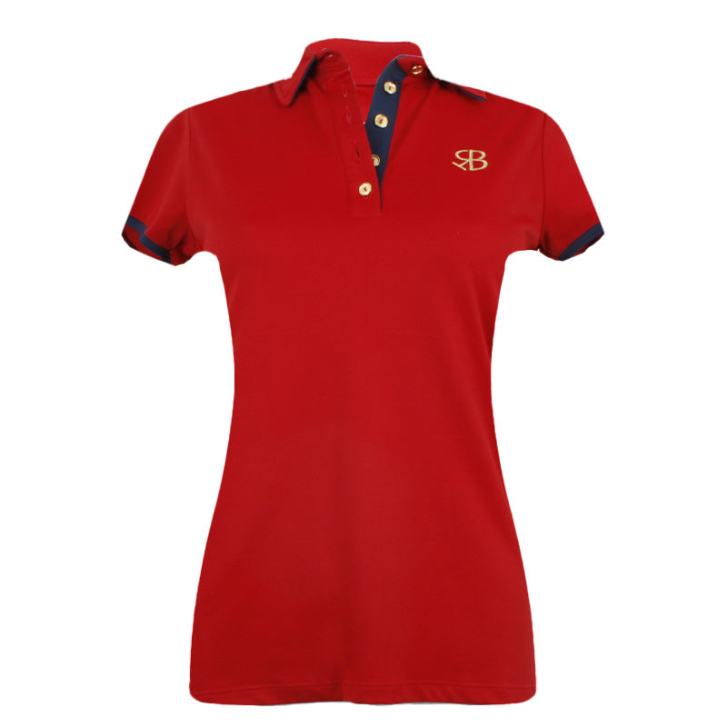 Polo Groix Red 52 Femme