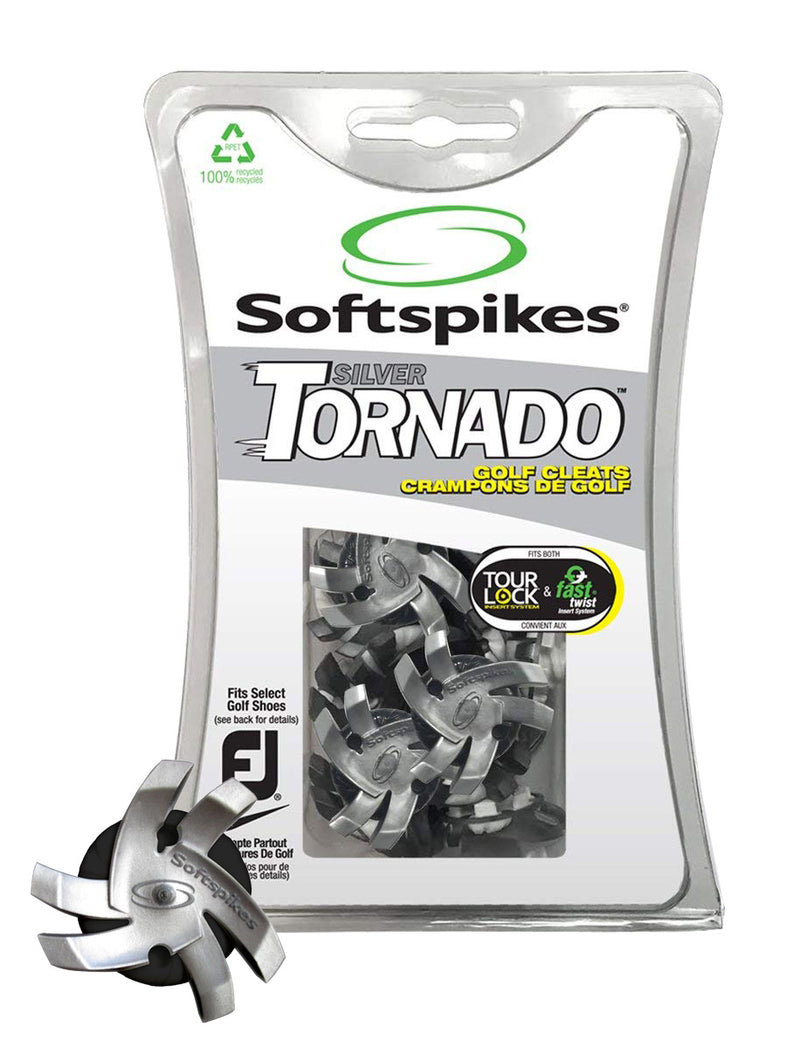 18 Crampons Silver TORNADO "Fixation Tour Lock/Fast Twist"