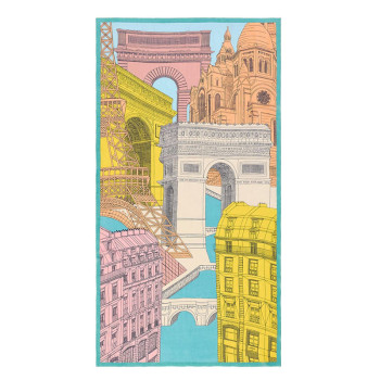 Foulard Paris Turquoise