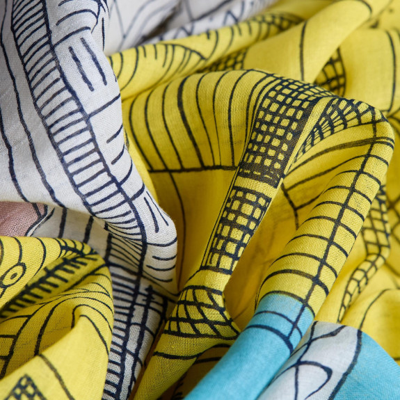 Foulard Paris Turquoise