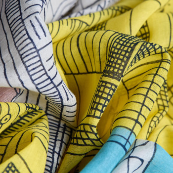 Foulard Paris Turquoise