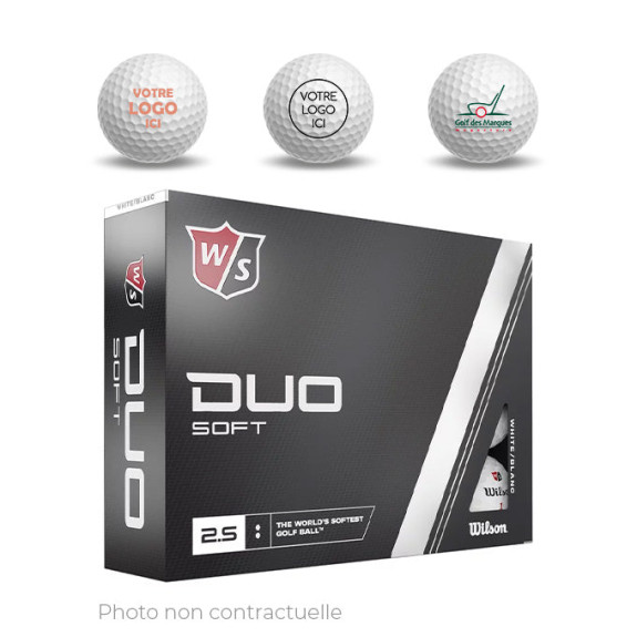 12 x 12 Balles Duo Soft logotées