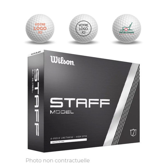 12 x 12 Balles Staff Model logotées