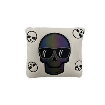 Couvre Putter Maillet Tête De Mort White