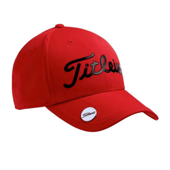 Casquette Performance Ball Marker TH22APPBME Red Black Homme Casquette Performance Ball Marker TH22APPBME Red Black Homme