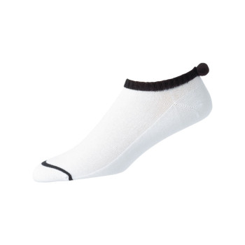 Chaussettes ProDry Pompom White Black Femme