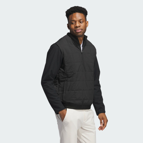 Sweat Ultimate 365 Quilted Quarter Zip Black Homme