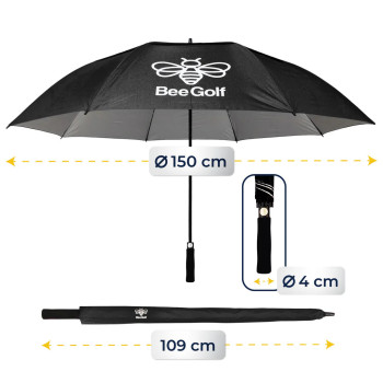 Parapluie BeeGolf Anti-UV Black 2