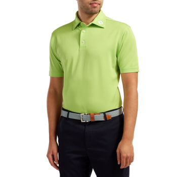 Polo Piqué Solid Lemon Homme 2