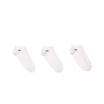 Lacoste Chausette basses X3 White Mixte