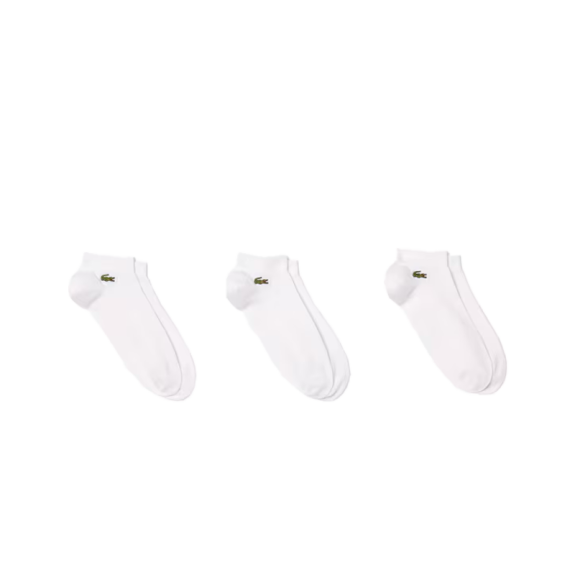 Lacoste Chausette basses X3 White Mixte
