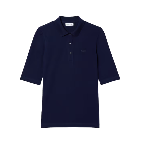 Polo L.12.D Slim Fit Bleu Femme