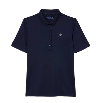 Polo Slim Fit Protection UV Bleu Femme