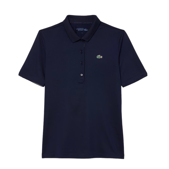 Polo Slim Fit Protection UV Bleu Femme