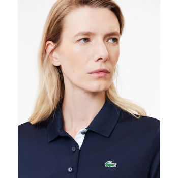 Polo Slim Fit Protection UV Bleu Femme 2