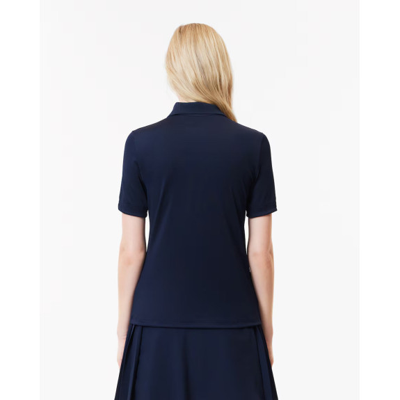 Polo Slim Fit Protection UV Bleu Femme