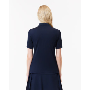 Polo Slim Fit Protection UV Bleu Femme