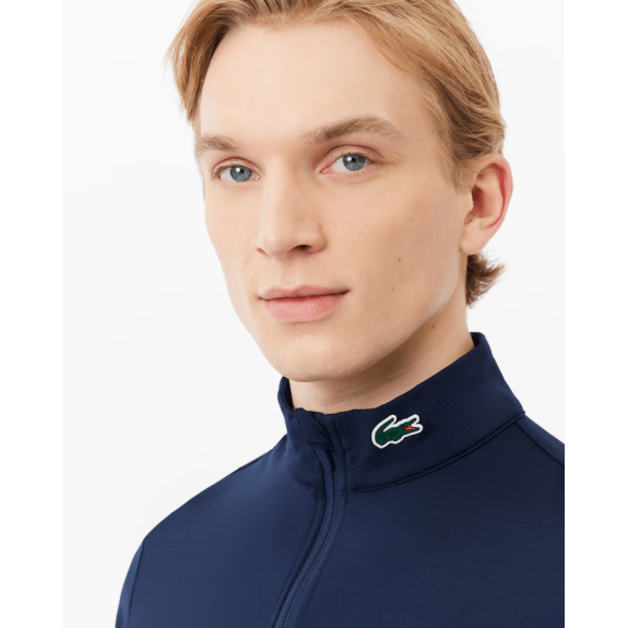 Sweatshirt Golf Ultra Dry Stretch Blue Homme