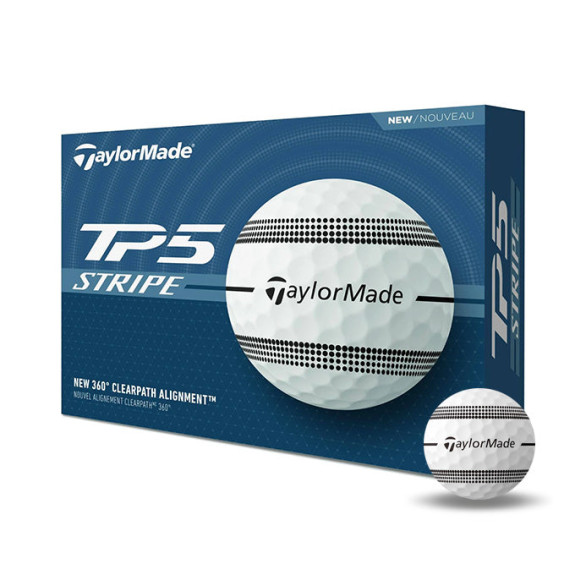12 Balles de golf TP5 Stripe