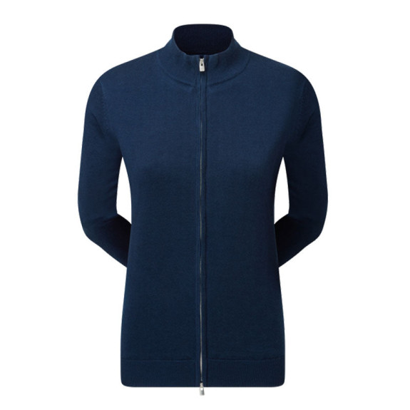 Pullover Full-Zip Doublé Drirelease Marine Femme