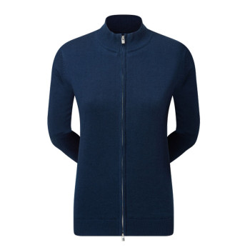 Pullover Full-Zip Doublé Drirelease Marine Femme