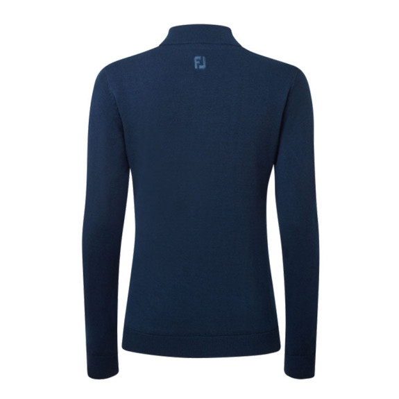 Pullover Full-Zip Doublé Drirelease Marine Femme