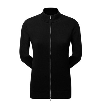 Pullover Full-Zip Doublé Drirelease Noir Femme