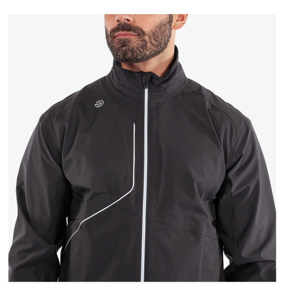 Veste Waterproof Ames Black/White Homme