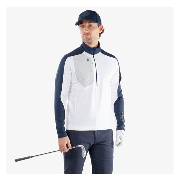 Veste Mid Layer Dave White/Navy Homme