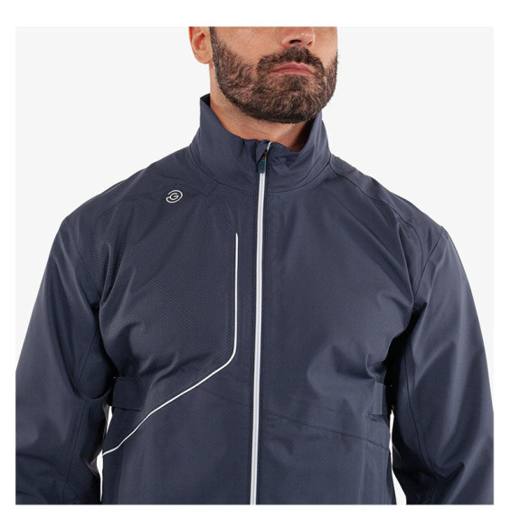 Veste Waterproof Ames Navy/White Homme