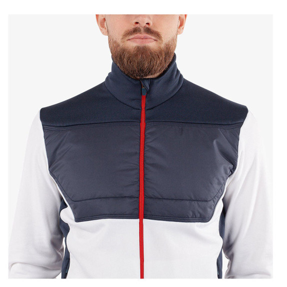 Veste Mid Layer Dylan Navy Red White Homme