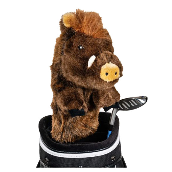 Couvre Clubs Driver Sanglier Peluche