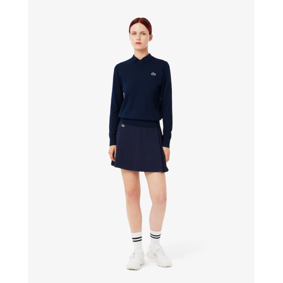 Pull Golf Coton Pima Bleu Nuit Femme