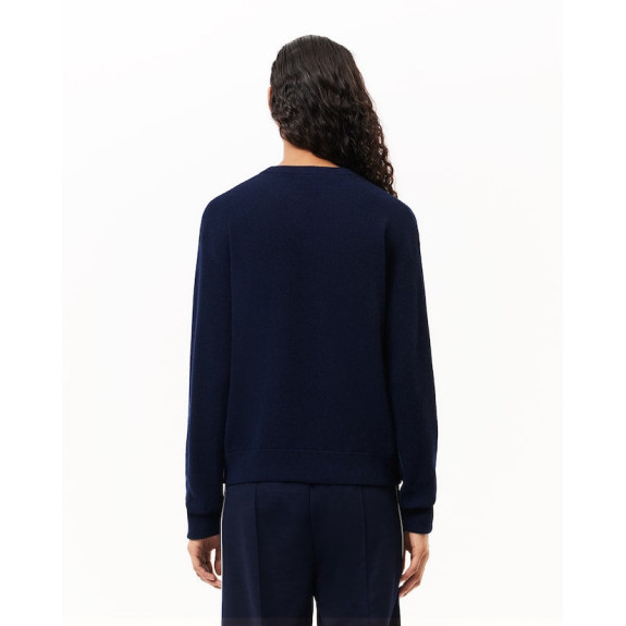 Pull Relaxed Fit Laine Cardée Point Mousse Bleu...