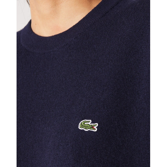 Pull Relaxed Fit Laine Cardée Point Mousse Bleu...