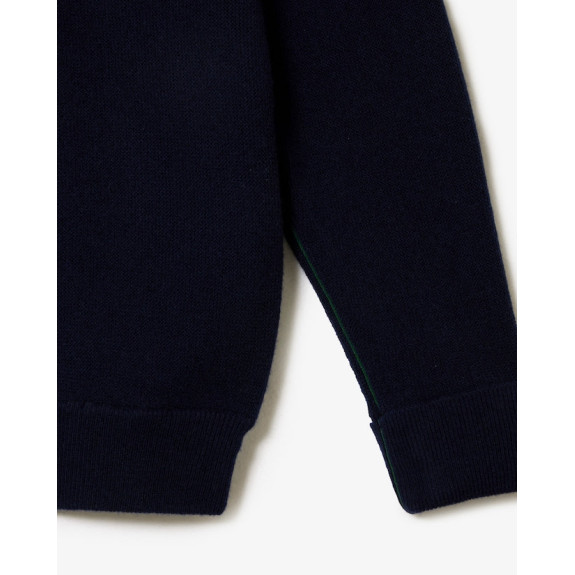 Pull Relaxed Fit Laine Cardée Point Mousse Bleu...