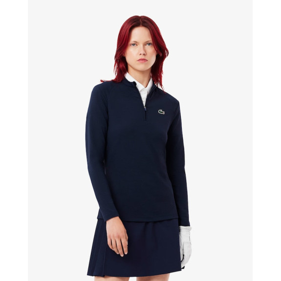 Midlayer 1/4 Zip Sport Bleu Nuit Femme