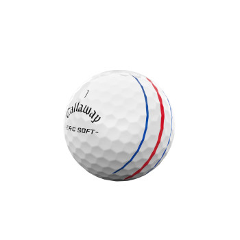12 Balles de golf ERC Soft Blanc Triple Track 2