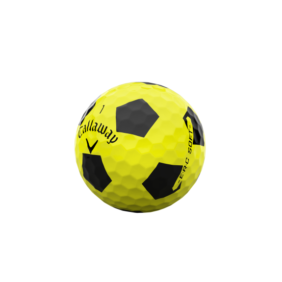 12 Balles de golf ERC Soft Truvis Yellow