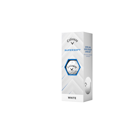 12 Balles de golf Supersoft White