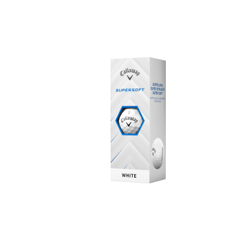 12 Balles de golf Supersoft White