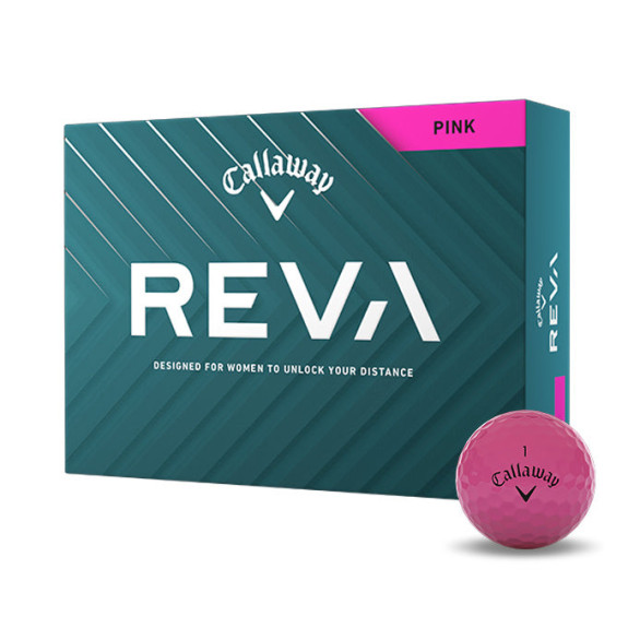 12 Balles de golf REVA Pink