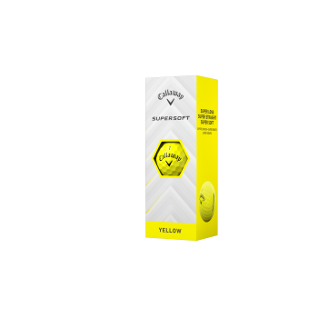 12 Balles de golf Supersoft Yellow