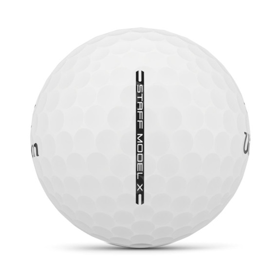 12 Balles de golf Staff Model X White