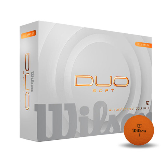 12 Balles de golf Duo Soft Orange