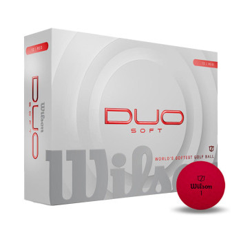 12 Balles de golf Duo Soft Red
