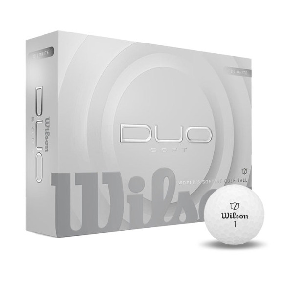 12 Balles de golf Duo Soft White
