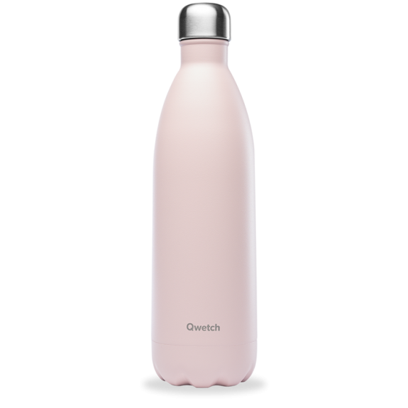 Bouteille Isotherme Inox Pastel Rose 1L