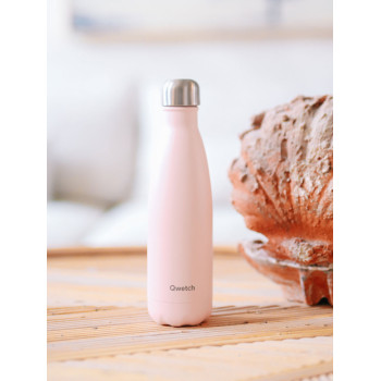 Bouteille Isotherme Inox Pastel Rose 1L 2